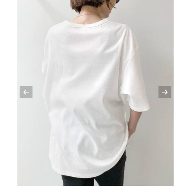 L'Appartement DEUXIEME CLASSE(アパルトモンドゥーズィエムクラス)のL'Appartement 【INDRESS/インドレス】T-SHIRTホワイト メンズのトップス(Tシャツ/カットソー(半袖/袖なし))の商品写真