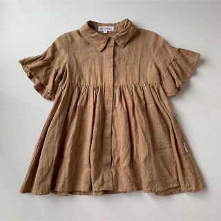 キャラメルベビー&チャイルド(Caramel baby&child )のSOLL.THE LABEL  LINEN FRILL DRESS(ワンピース)