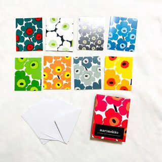 マリメッコ(marimekko)の【大特価】マリメッコ  バースデーカード　メッセージカード　8点セット(ノート/メモ帳/ふせん)