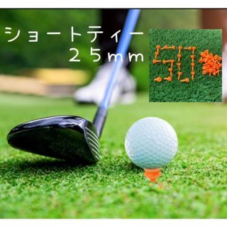 【匿名配送】ショートティー  25mm 50本セット 新品！(その他)