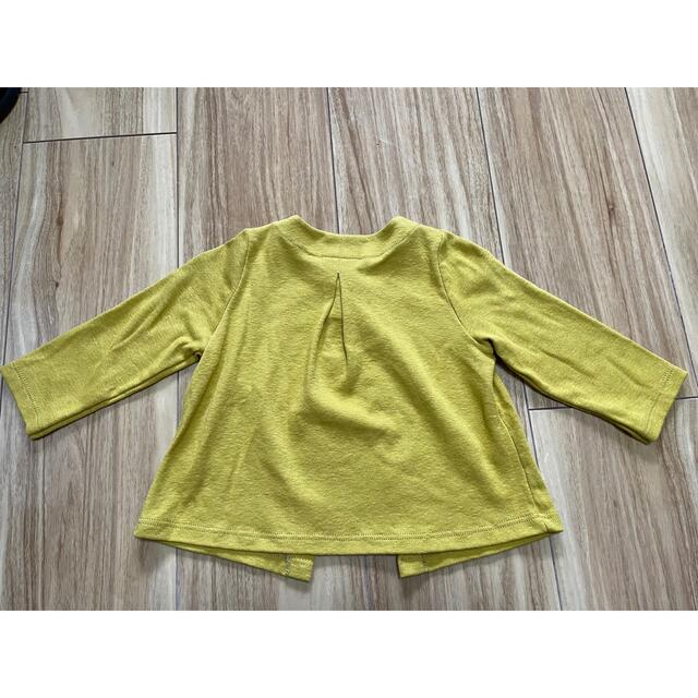 PETIT BATEAU(プチバトー)のプチバトー　カーディガン　ロンパース キッズ/ベビー/マタニティのベビー服(~85cm)(カーディガン/ボレロ)の商品写真