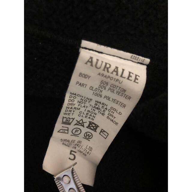 AURALEE BAGGY POLYESTER SWEAT P／O PARKA 3