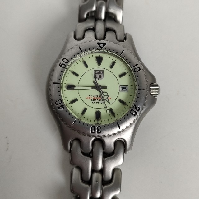 ELGIN(エルジン)のフィールドギ&ELGIN　エルジン　ダイバーズ　腕時計 メンズの時計(腕時計(アナログ))の商品写真