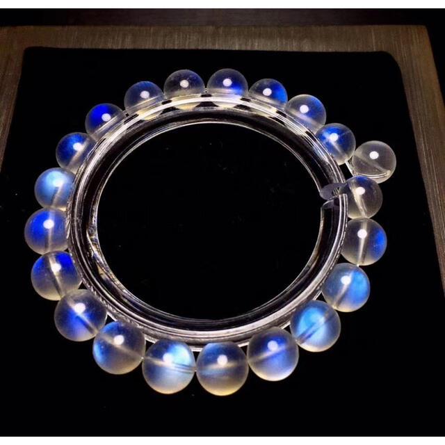 ⭐︎【天然】ムーンストーン ペリステライト ブレスレット 8.5mm