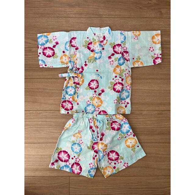 甚平　100センチ キッズ/ベビー/マタニティのキッズ服女の子用(90cm~)(甚平/浴衣)の商品写真