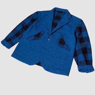 TENDERLOIN - テンダーロイン メルトンCPO ジャケット ブルー XL