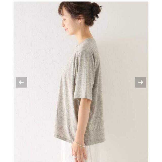 Plage(プラージュ)のPlage Soft テンジクTシャツ　ブラウン レディースのトップス(Tシャツ(半袖/袖なし))の商品写真