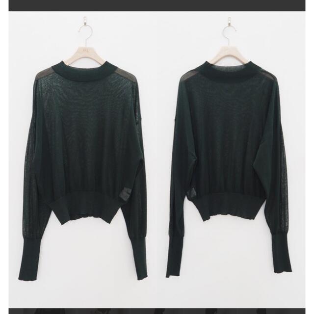 CFT. HIGHNECK SUMMER  KNIT PO/GREEN レディースのトップス(カットソー(長袖/七分))の商品写真