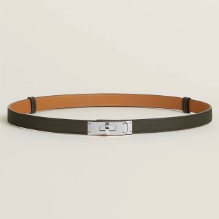 エルメス(Hermes)の【新品・未使用品】エルメス ケリーベルト ブラック シルバー ケリー 18(ベルト)