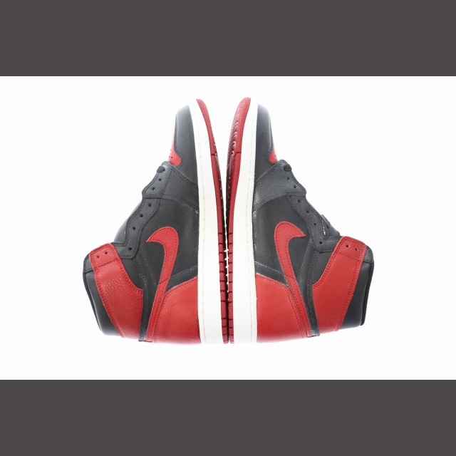 NIKE(ナイキ)のナイキ NIKE エア ジョーダン レトロ バーンド ブレッド 27.5 黒 赤 メンズの靴/シューズ(スニーカー)の商品写真