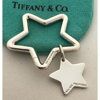 ティファニー(Tiffany & Co.)のTiffany スターキーホルダー美品(キーホルダー)