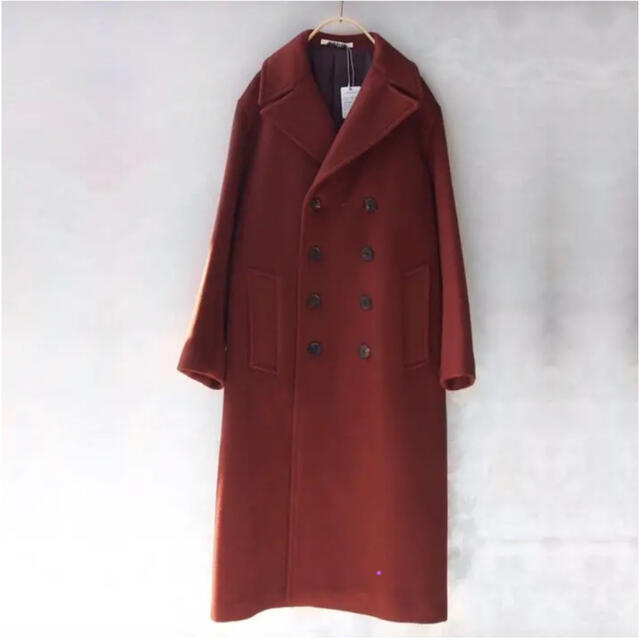 AURALEE(オーラリー)の週末お値下げAURALEE BEAVER MELTON LONG P-COAT レディースのジャケット/アウター(ロングコート)の商品写真