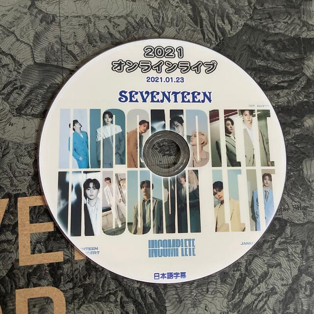 SEVENTEEN(セブンティーン)の2021 SEVENTEEN オンラインライブ IN-COMPLETE エンタメ/ホビーのDVD/ブルーレイ(ミュージック)の商品写真