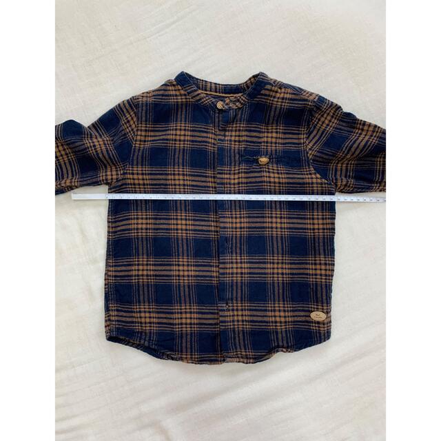 ZARA KIDS(ザラキッズ)のZARAキッズ　長袖　シャツ　チェック キッズ/ベビー/マタニティのキッズ服男の子用(90cm~)(その他)の商品写真