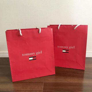 トミーガール(tommy girl)のトミーガール☆ショッパー　2枚セット(ショップ袋)