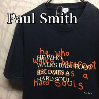 ポールスミス(Paul Smith)の【激レア】ポールスミス　Tシャツ　半袖　胸ロゴ　ブラック(Tシャツ/カットソー(半袖/袖なし))