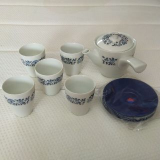 ノリタケ(Noritake)のさらに値下げ!!ノリタケ(Noritake)レトロ ロイアルブルー茶器セット(食器)