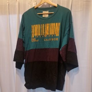 シャリーフ(SHAREEF)のSHAREEF BARCODE EMB SWITSHING BIGｰT(Tシャツ/カットソー(半袖/袖なし))