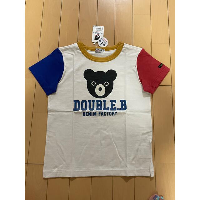 mikihouse(ミキハウス)のミキハウス　ダブルビー　BくんTシャツ　130センチ キッズ/ベビー/マタニティのキッズ服男の子用(90cm~)(Tシャツ/カットソー)の商品写真