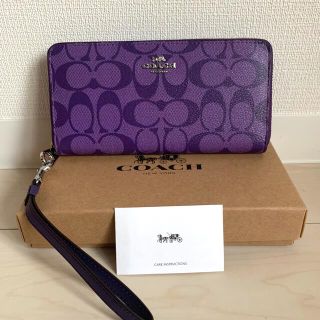 コーチ(COACH)のCoach コーチ 長財布 財布 ラウンドファスナー(財布)