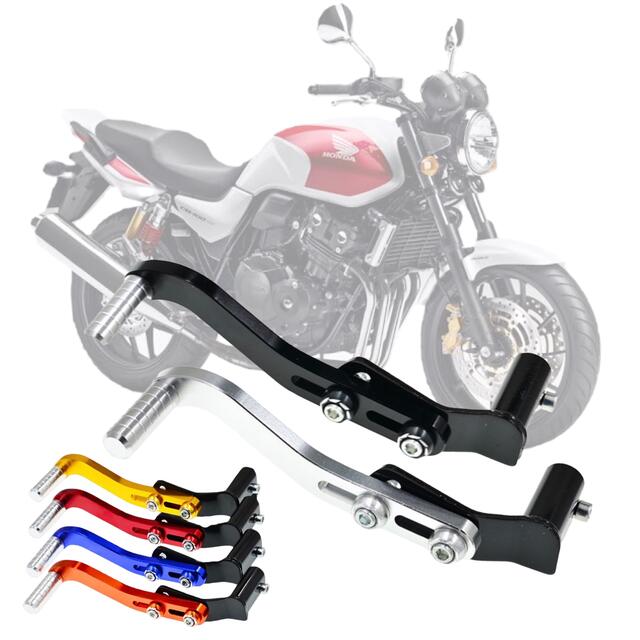 汎用 バイク シフトペダル チェンジペダル アルミ 調整式 改造 ドレスアップ 自動車/バイクのバイク(装備/装具)の商品写真