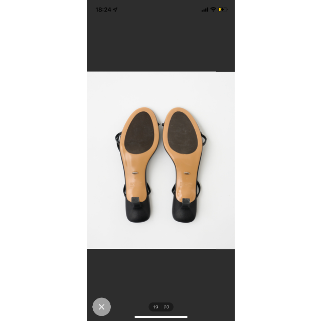 【TONY BIANCO】ナローストラップサンダル レディースの靴/シューズ(サンダル)の商品写真