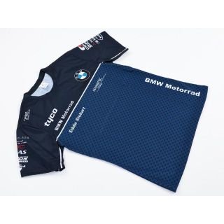 ビーエムダブリュー(BMW)の割引き！★【TYCO BMW】SuperBike ドライTシャツ  紺【M】(その他)