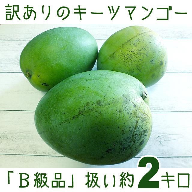 沖縄産訳あり「Ｂ級品」扱いキーツマンゴー約２キロ┃滑らかな食感が人気 食品/飲料/酒の食品(フルーツ)の商品写真