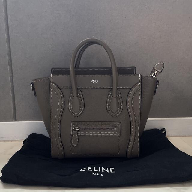 celine - CELINE セリーヌ ラゲージ ナノショッパー スリの通販 by