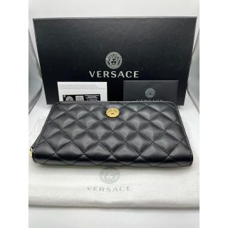 VERSACE - VERSACE ヴェルサーチ メデューサ 長財布 ブラック 黒色