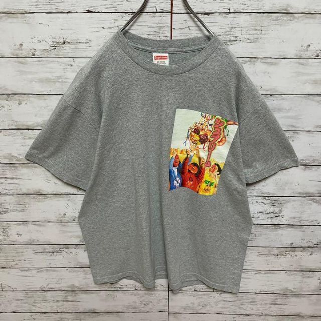 【人気Lサイズ】シュプリーム☆ビッグロゴ　最高デザイン定番カラー半袖Tシャツ美品