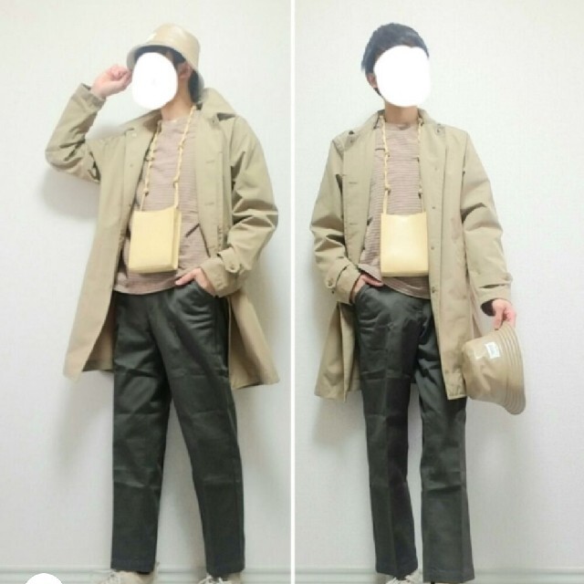 coen(コーエン)のcoen 撥水ステンカラーコート　ベージュ　XLサイズ メンズのジャケット/アウター(ステンカラーコート)の商品写真