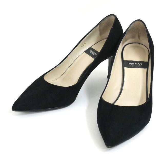 ストレッチドビー 美品 BALDAN バルダン スエードフラットパンプス