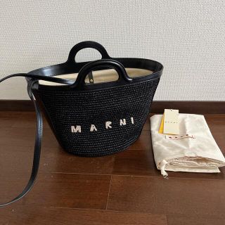 マルニ(Marni)の【極美品】マルニ　カゴバック(かごバッグ/ストローバッグ)