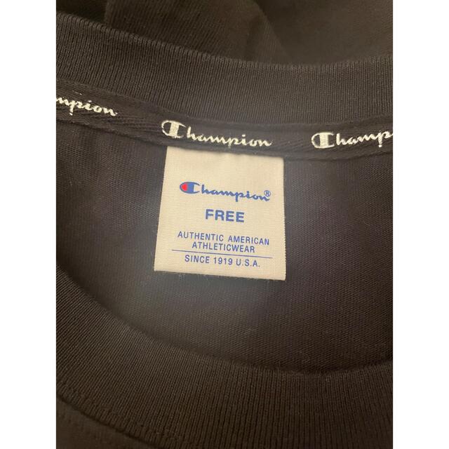 Champion(チャンピオン)のchampion  チャンピオン　ワンピース　ブラック　FREE レディースのワンピース(ひざ丈ワンピース)の商品写真