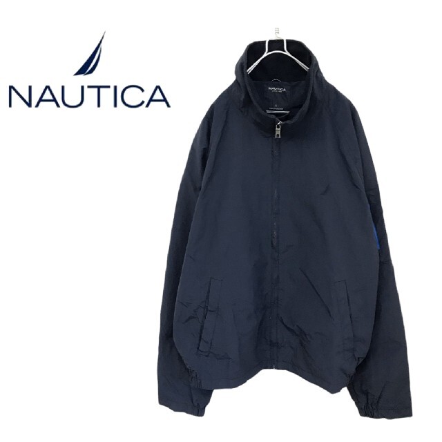 【NAUTICA】ワンポイントロゴ刺繍 ナイロンジャケット