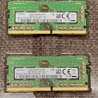 サムスン(SAMSUNG)のiMac装着 メモリ DDR4 2666MHz 8GB×2枚 (16GB)(PCパーツ)