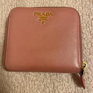 プラダ(PRADA)のプラダ ピンク 二つ折り財布(財布)