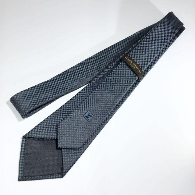 極美品 ルイヴィトン イタリア製 ネクタイ クラヴァット・マイクロ
