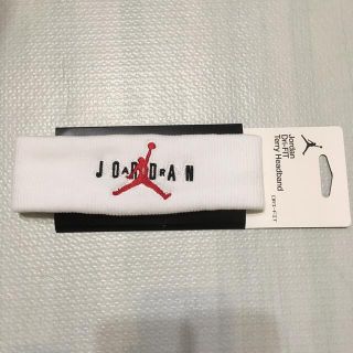 ナイキ(NIKE)の☆ JORDAN HEADBAND ジョーダン　ヘッドバンド　ホワイト(ヘアバンド)