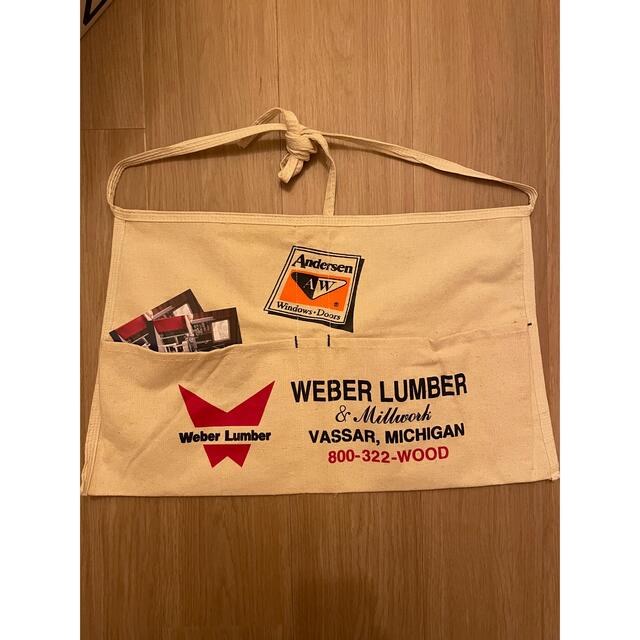 ヴィンテージ　Weber Lumber　エプロン