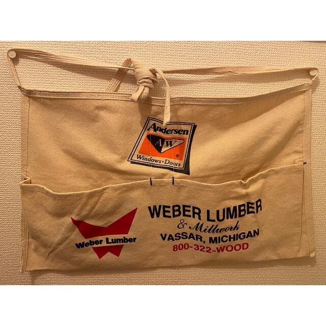 ヴィンテージ　Weber Lumber　エプロン インテリア/住まい/日用品のインテリア/住まい/日用品 その他(その他)の商品写真