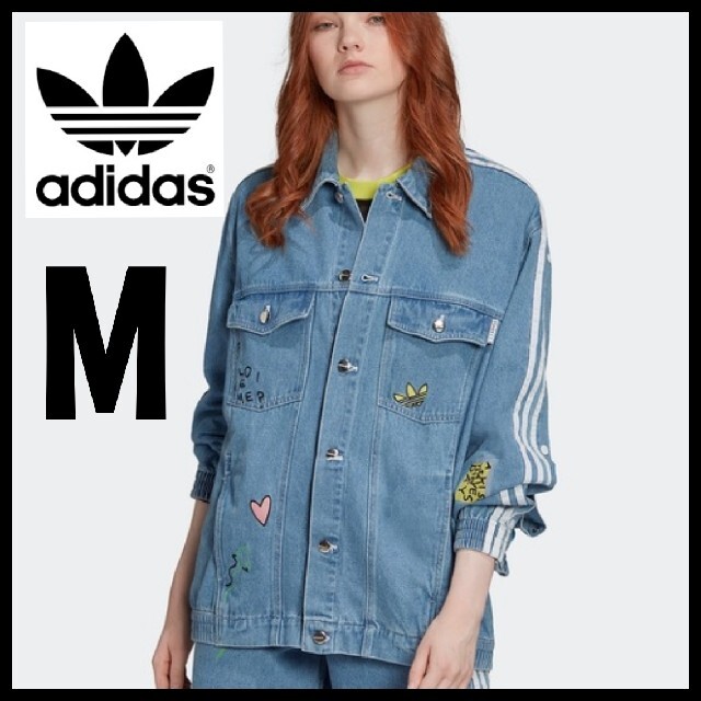 【FIORUCCIコラボ】adidas★デニムジャケット★ブルゾン★シャツ★M