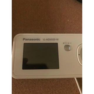 パナソニック(Panasonic)のPanasonicワイヤレスドアモニタードアモニ VL-SDM100-Wジャンク(防犯カメラ)