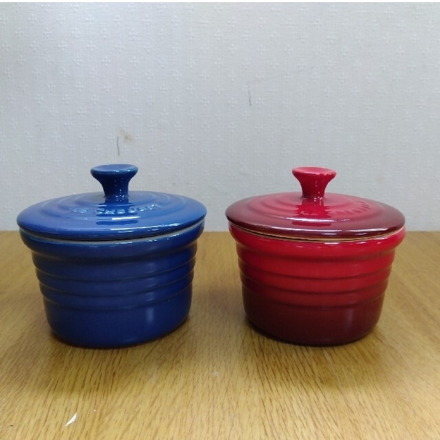 LE CREUSET(ルクルーゼ)のル・クルーゼ  ラムカン（フタ付・2個入） インテリア/住まい/日用品のキッチン/食器(食器)の商品写真