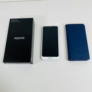 アクオス(AQUOS)のSHARP AQUOS R2 SH-03K プラチナホワイト docomo(スマートフォン本体)