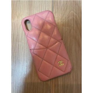 【正規品☆新作】美品‼️CHANELシャネル／iPhoneX/XSケース／ピンク