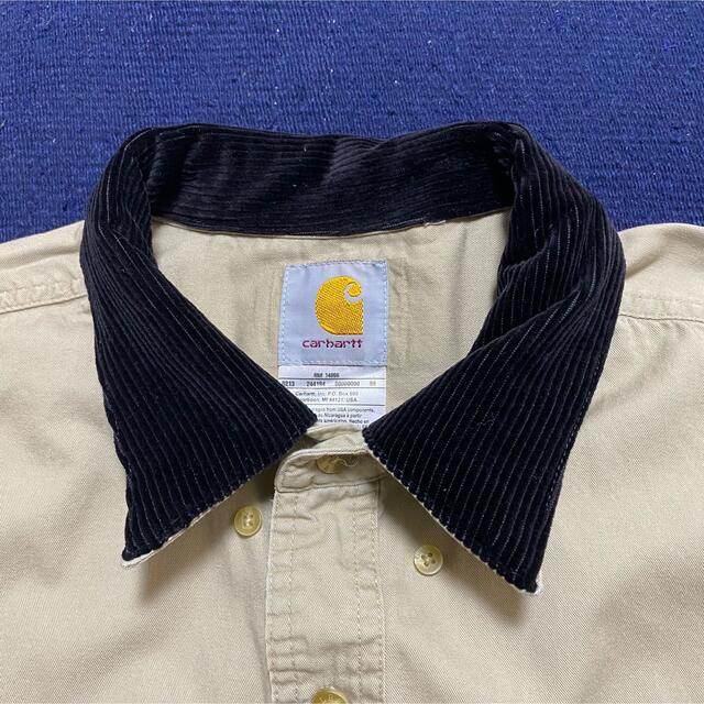 carhartt(カーハート)の90s 古着 カーハート コーデュロイ シャツ ビッグシルエット ゆるだぼ メンズのトップス(シャツ)の商品写真