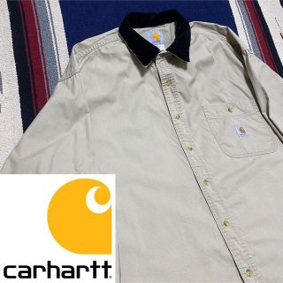 カーハート(carhartt)の90s 古着 カーハート コーデュロイ シャツ ビッグシルエット ゆるだぼ(シャツ)