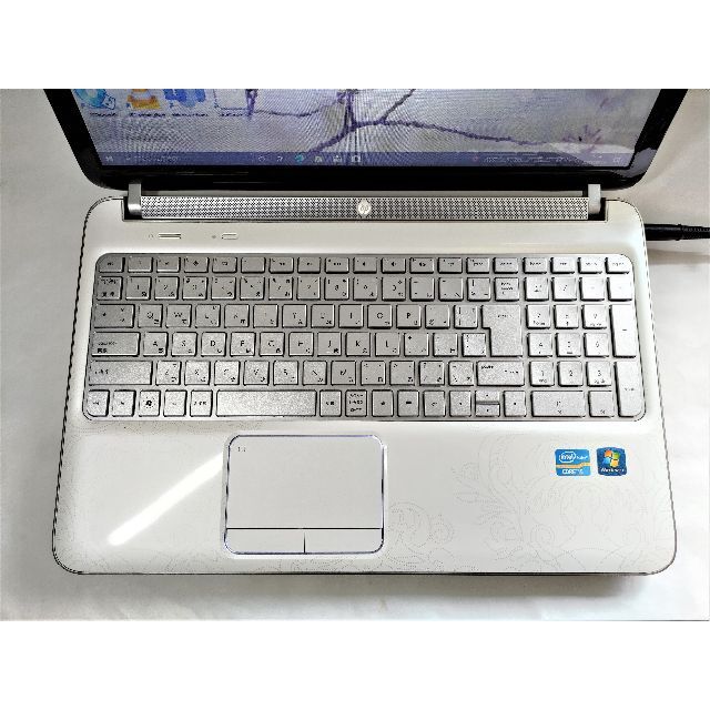 訳あり HP Pavilion dv6-6107 白 Corei5/カメラ内蔵 3